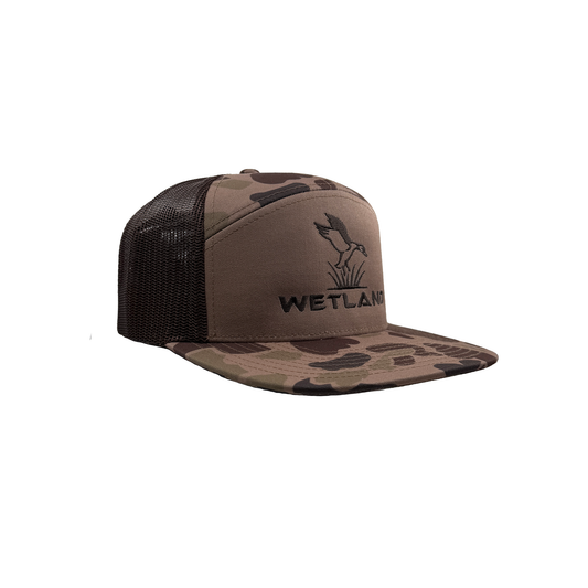 Bark Camo 7 Panel Hat